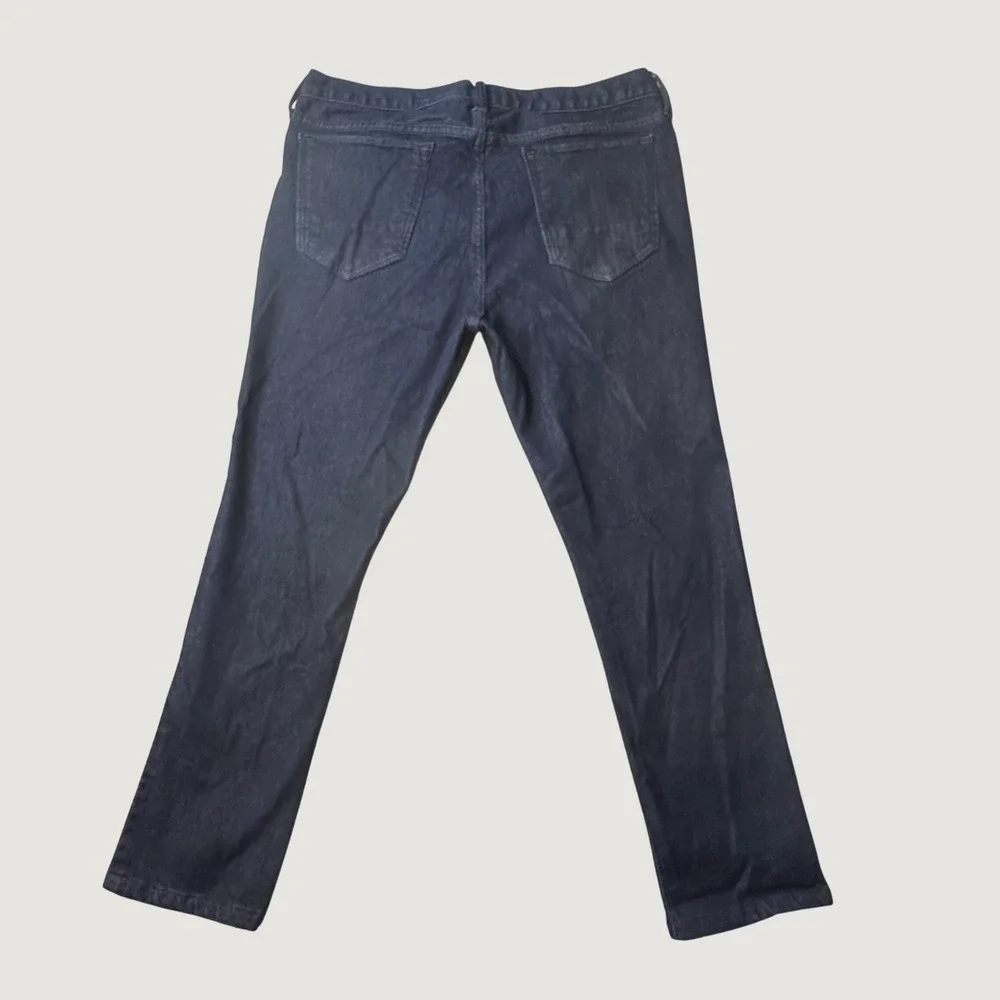 Banana Republic Jeans Mens 34x30 (35x25) Blue Travel Slim Fit Dark Rinse Stretch